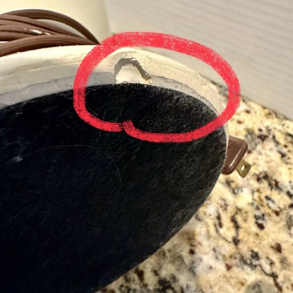 Vintage MCM Ginger Jar Table Lamp Beige Cream Ceramic Pottery 15.5" READ - Picture 9 of 13